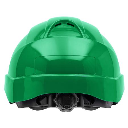 Nitras Head Protect 9500 Schutzhelm mit Größenregulierung und Kinnriemen, grün
